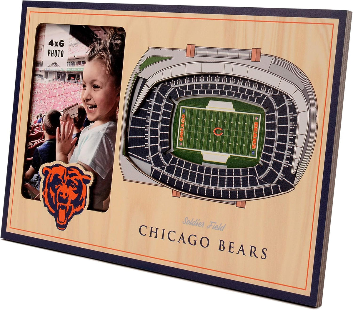 Youthefan NFL Las Vegas Raiders 3D Stadium Picture Frame