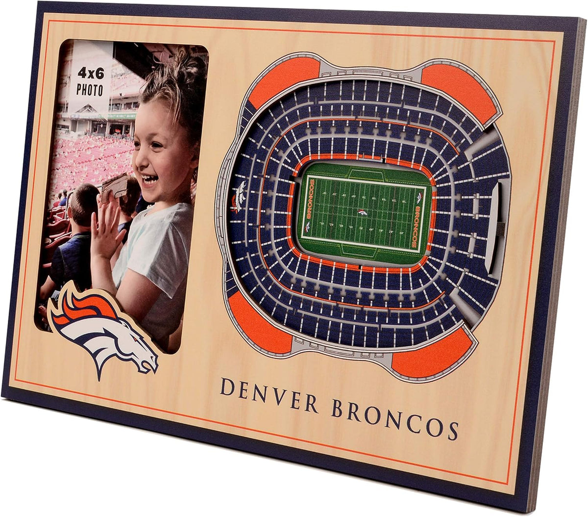 Youthefan NFL Las Vegas Raiders 3D Stadium Picture Frame