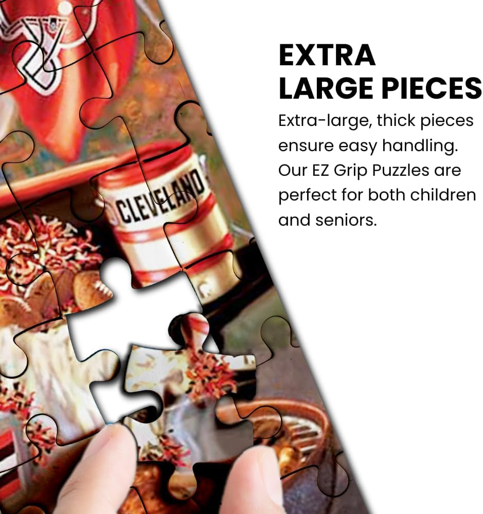Masterpieces - 1000 Piece Jigsaw Puzzle, NFL Las Vegas Raiders, Fun for Adults and Family, Non-Glare Finish, 19.25"X26.75"