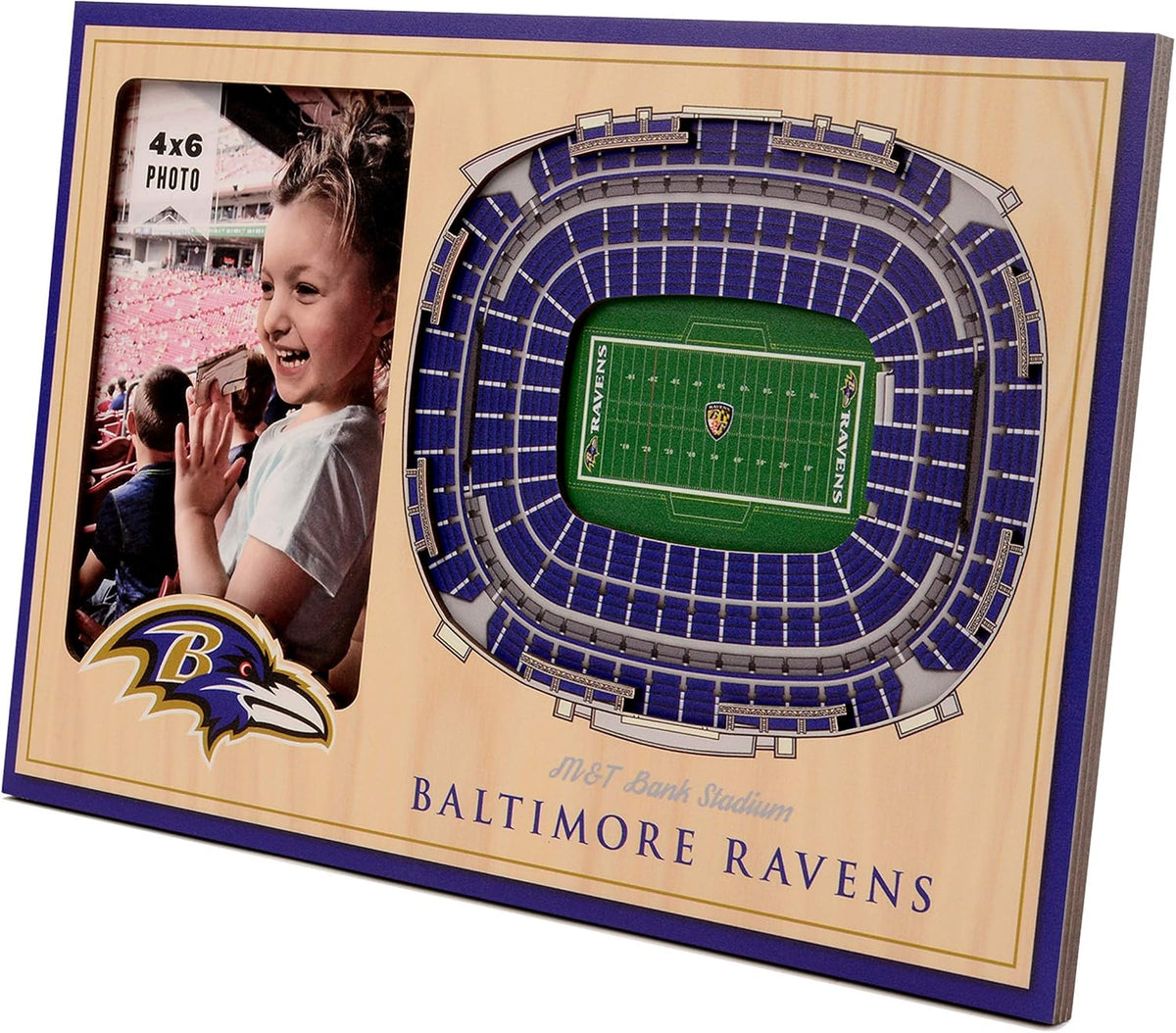 Youthefan NFL Las Vegas Raiders 3D Stadium Picture Frame