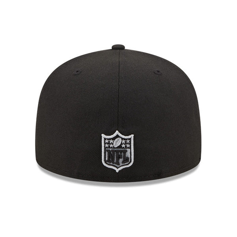 Las Vegas Raiders  LOCAL Fitted 59Fifty NFL Hat - Black/Silver