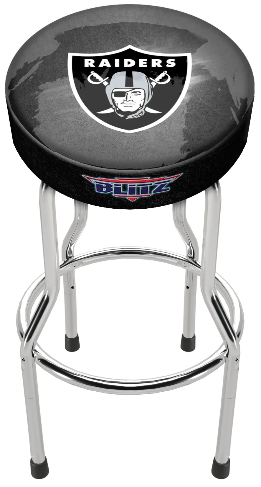 Las Vegas Raiders Adjustable NFL Blitz Team Pub Stool,