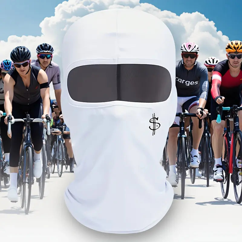Balaclava Face Mask, Protective Biker Face Cover for Motorcycle, Solid Color Breathable Riding Accessory, Ski Mask, Polyester