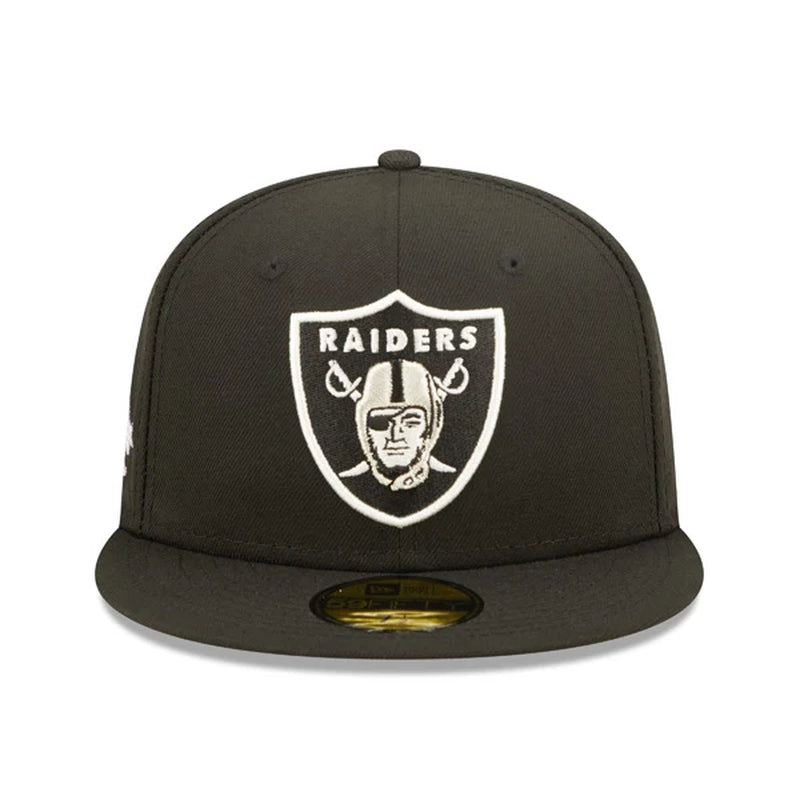 Oakland Raiders SUPER BOWL XVIII (18) Exclusive  59Fifty Fitted Hat - Black/Pink Bottom