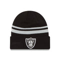 Oakland Raiders  STRIPED Cuffed Knit NFL Hat