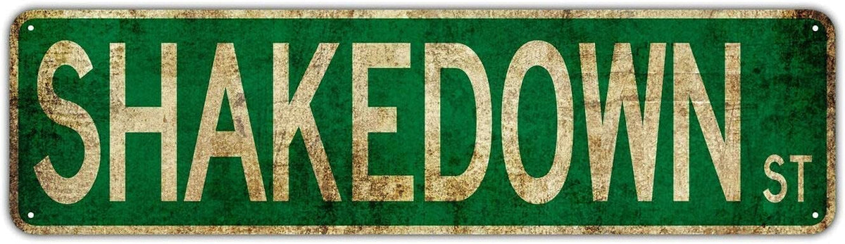 Raiders St Retro Road Sign -Street Signs 4X16 Inch Metal Sign, Aluminum Wall Decor for Man Cave, Car Dashboard, Christmas Holiday Decor, Drive Way Marker, Outdoor Signage, Gift Idea