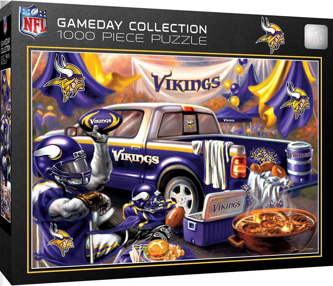 Masterpieces - 1000 Piece Jigsaw Puzzle, NFL Las Vegas Raiders, Fun for Adults and Family, Non-Glare Finish, 19.25"X26.75"