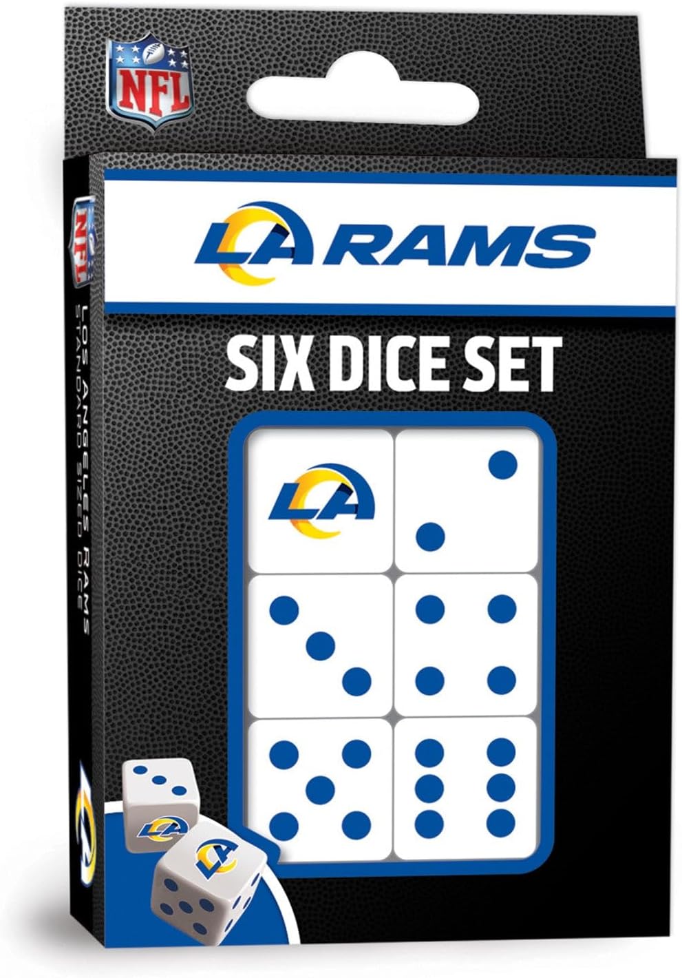 Masterpieces Las Vegas Raiders NFL Dice Set Activity for Kids and Families - Great Gift Idea for Holidays Birthdays and Everyday Playtime – Officially Licensed NFL Dice Game