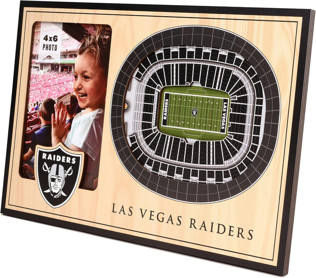 Youthefan NFL Las Vegas Raiders 3D Stadium Picture Frame