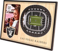 Youthefan NFL Las Vegas Raiders 3D Stadium Picture Frame