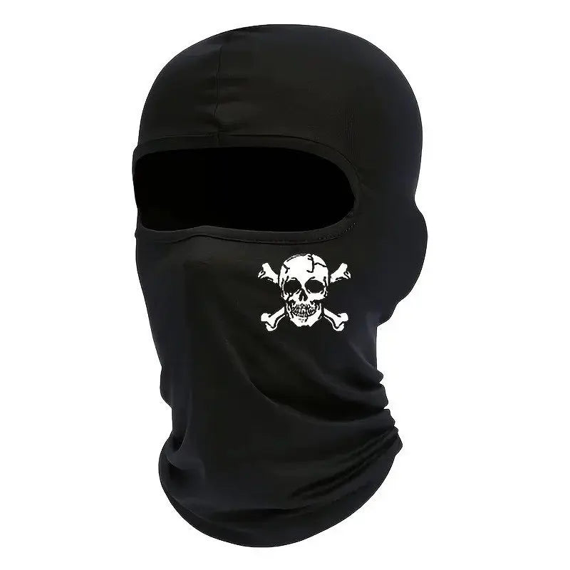 Balaclava Face Mask, Protective Biker Face Cover for Motorcycle, Solid Color Breathable Riding Accessory, Ski Mask, Polyester