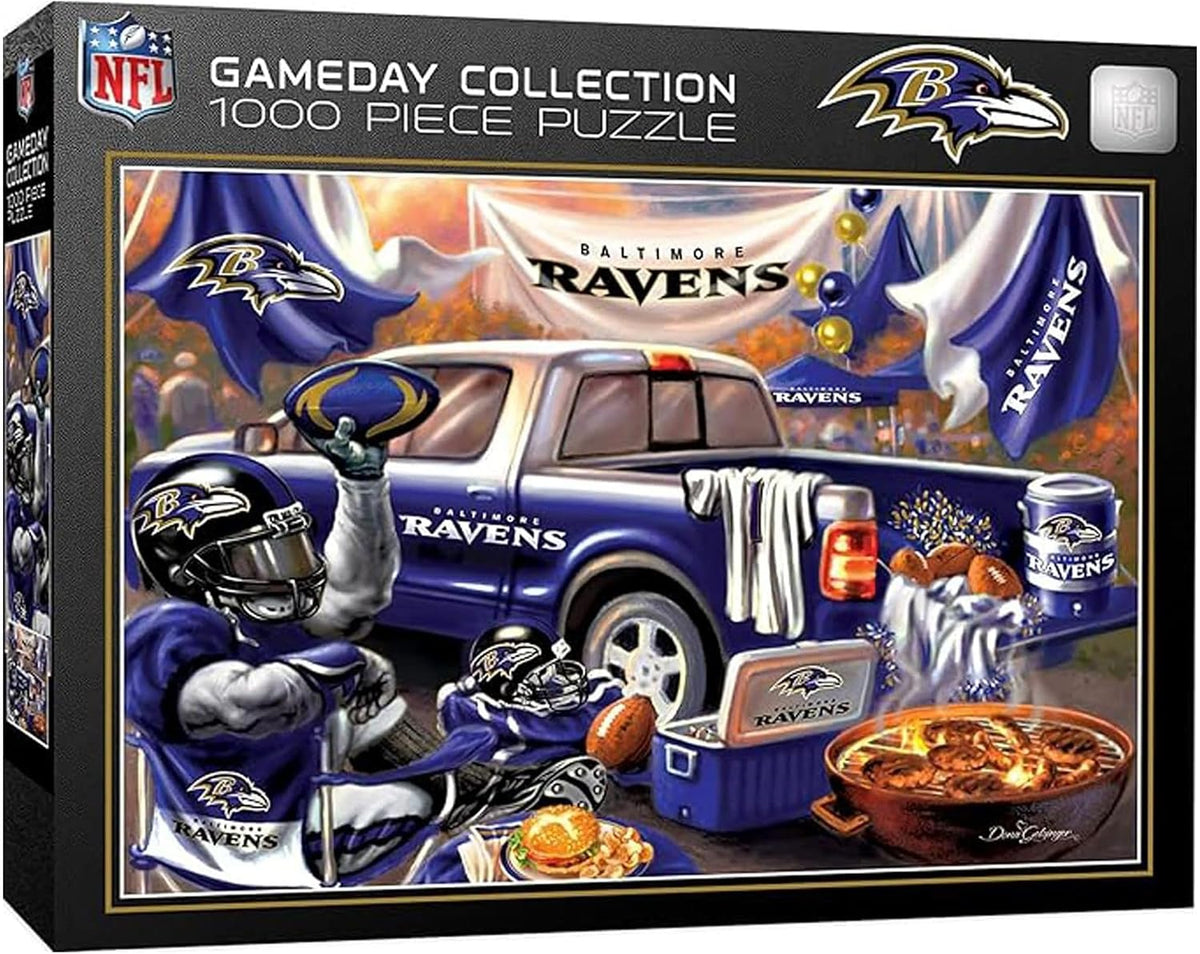Masterpieces - 1000 Piece Jigsaw Puzzle, NFL Las Vegas Raiders, Fun for Adults and Family, Non-Glare Finish, 19.25"X26.75"