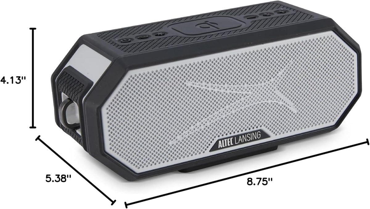 Altec Lansing - Portable Bluetooth Speaker HYDRABLAST 2.0, Waterproof IP67, 20W Output Power, Magnetic Bluetooth Speaker (Raiders)