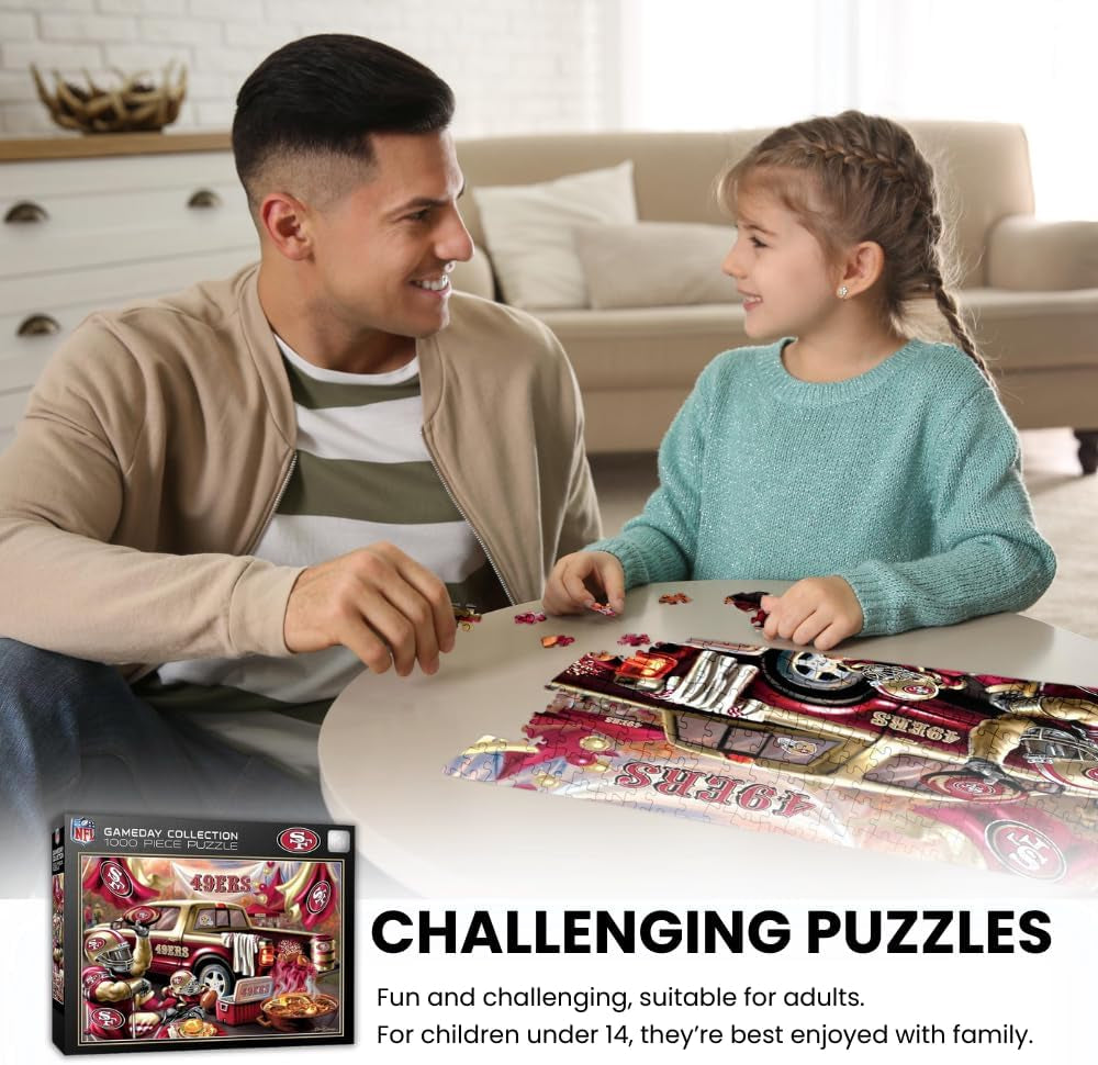 Masterpieces - 1000 Piece Jigsaw Puzzle, NFL Las Vegas Raiders, Fun for Adults and Family, Non-Glare Finish, 19.25"X26.75"