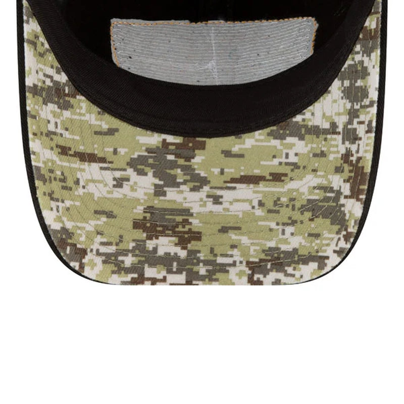 Las Vegas Raiders  2021 Salute to Service Trucker 9TWENTY Adjustable Hat - Black