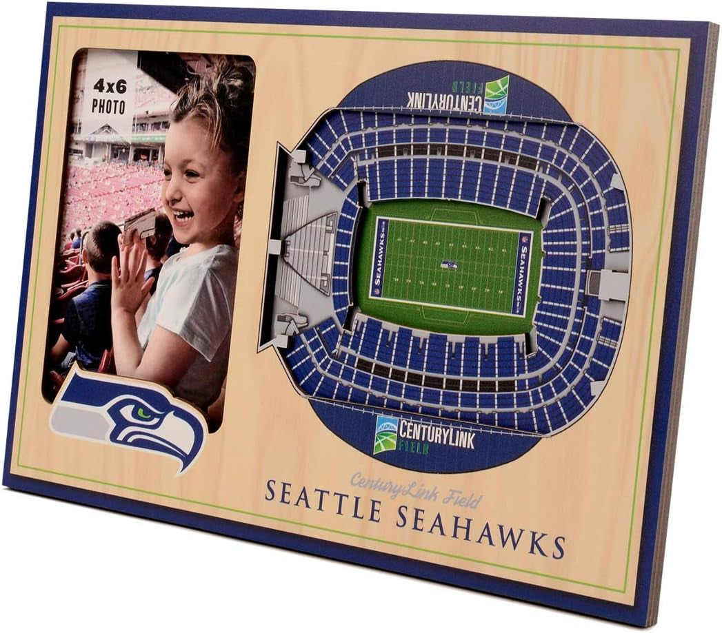 Youthefan NFL Las Vegas Raiders 3D Stadium Picture Frame