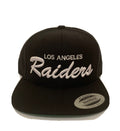 Los Angeles LA Raiders Script Classic Snapback Cap Hat Adjustable Black