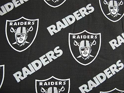 60-Inch Wide Raiders 100% Cotton Fabric