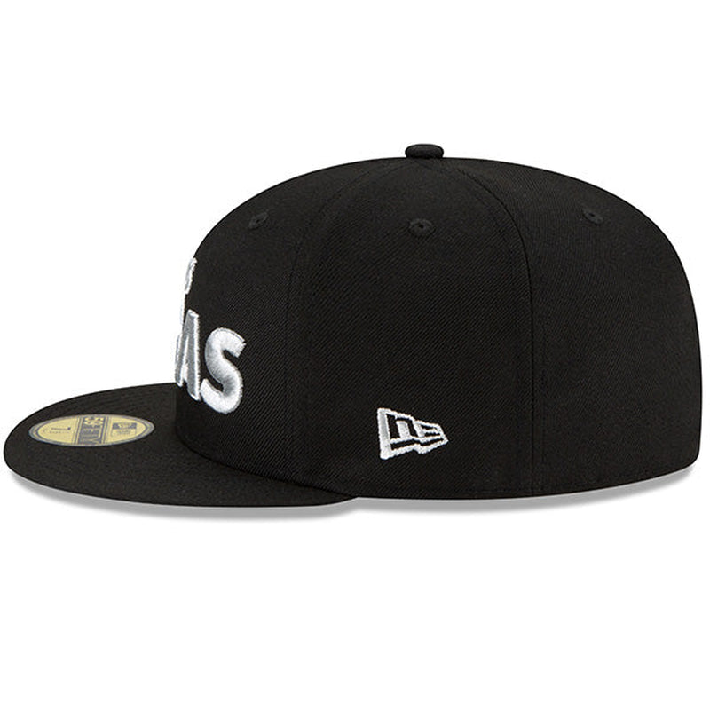 Las Vegas Raiders  SUPER PIN-HIT 59FIFTY Fitted Hat - Black/Silver