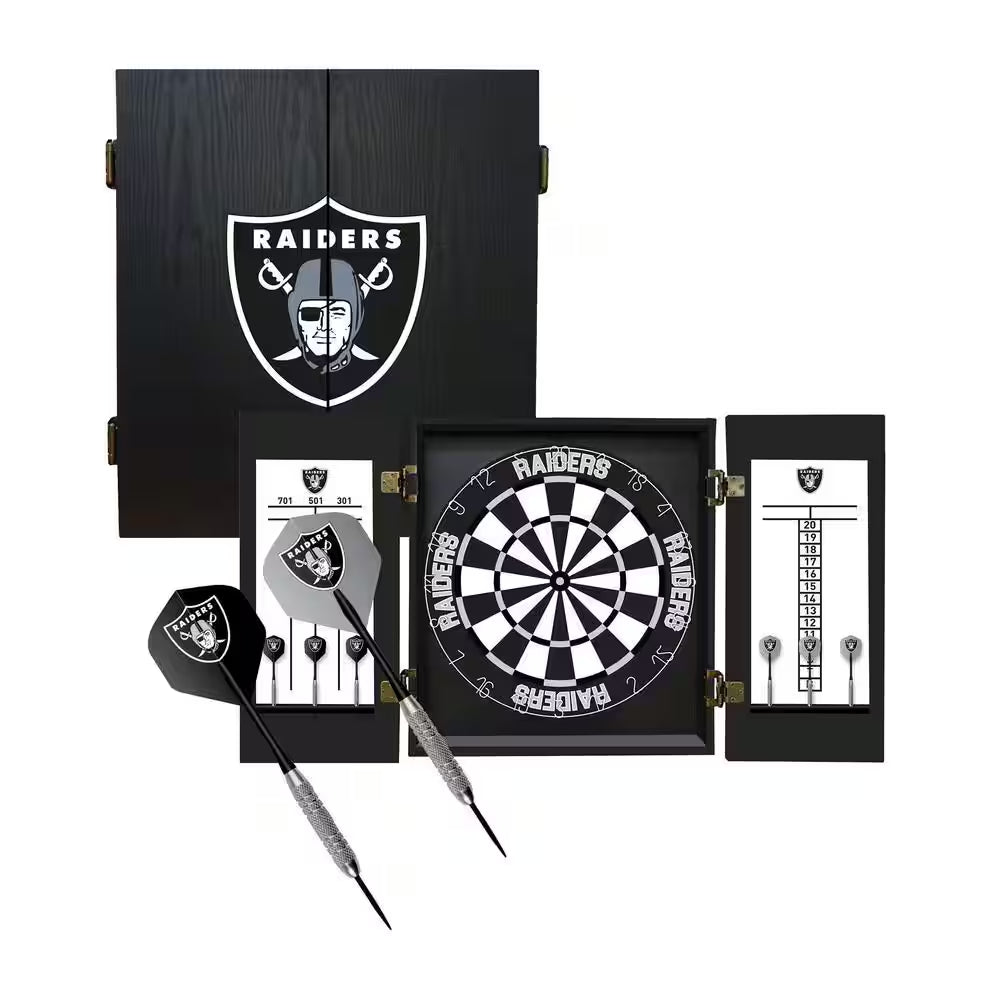 Las Vegas Raiders Dartboard Set