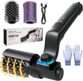 Electric Grill Brush for Outdoor Grill - Cordless Rechargeable Grill Cleaner with 180-Min Runtime, 3 Speeds, 545°F Heat Resistant, 180° Adjustable Angle, 2-In-1 Heavy-Duty BBQ Cleaning Kit