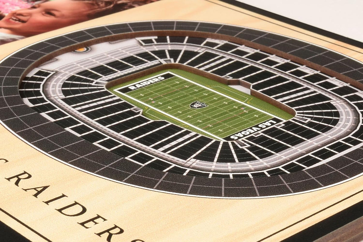 Youthefan NFL Las Vegas Raiders 3D Stadium Picture Frame