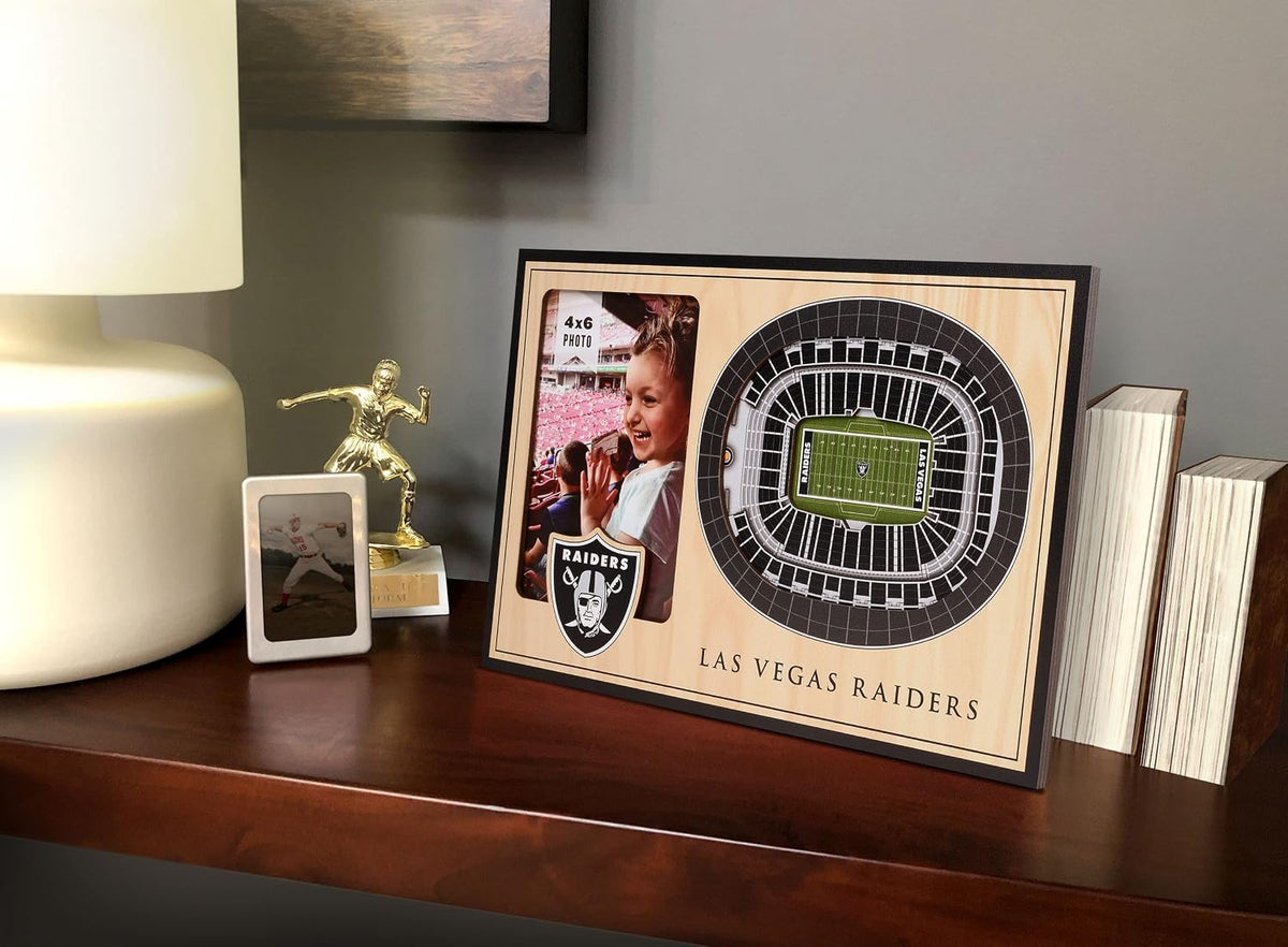Youthefan NFL Las Vegas Raiders 3D Stadium Picture Frame