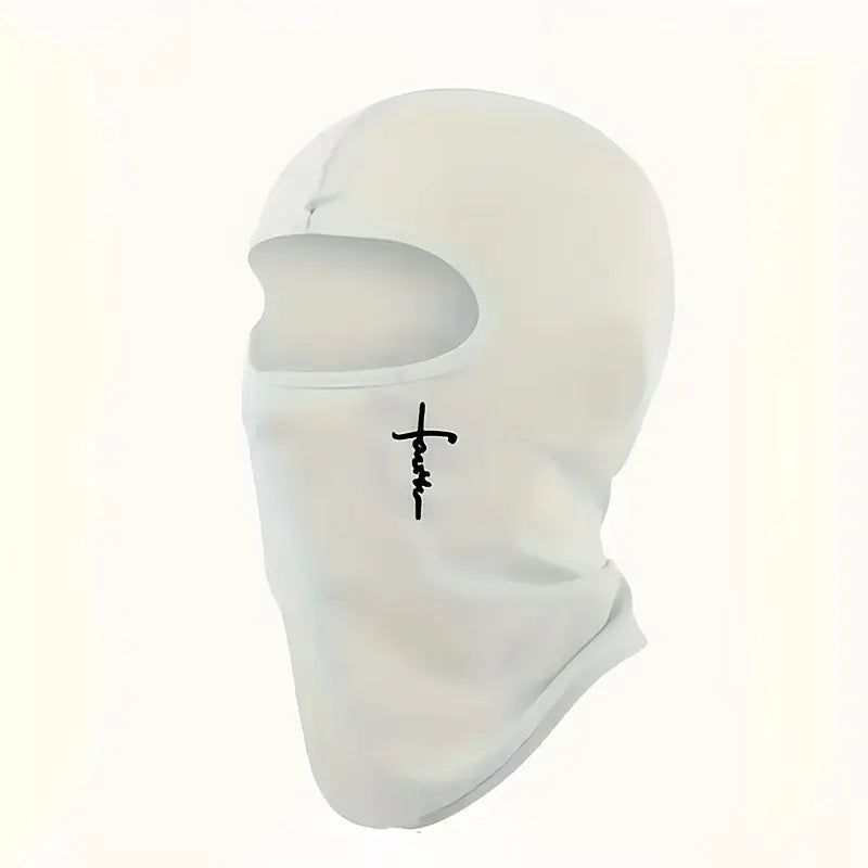 Balaclava Face Mask, Protective Biker Face Cover for Motorcycle, Solid Color Breathable Riding Accessory, Ski Mask, Polyester